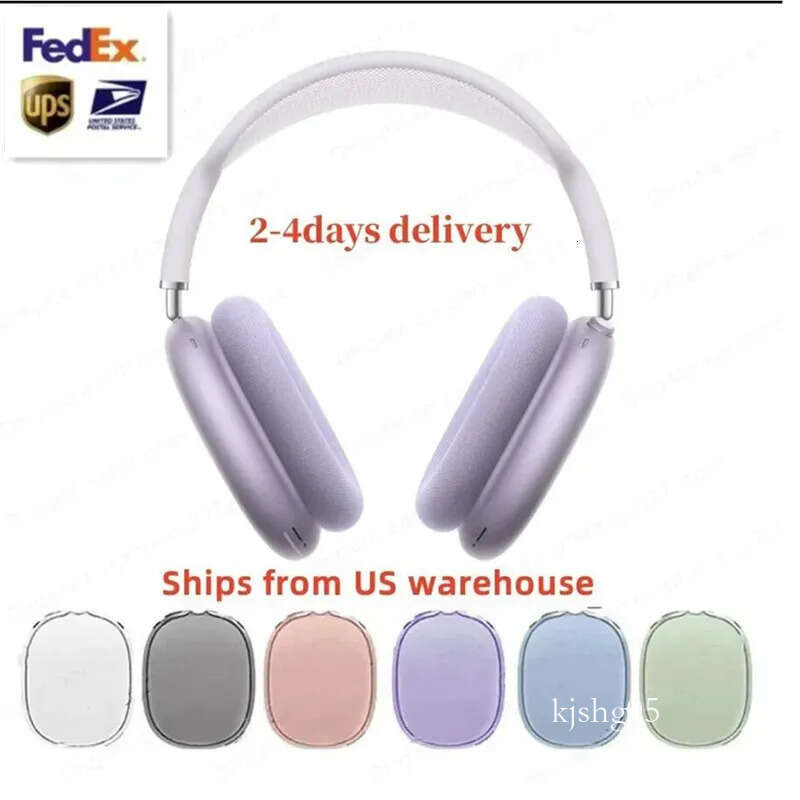 US Warehouse For airpodspros max 2 3 4 max headphones Max Bluetooth Earphone Accessories Transparent TPU Silicone Waterproof Protective Case Cover