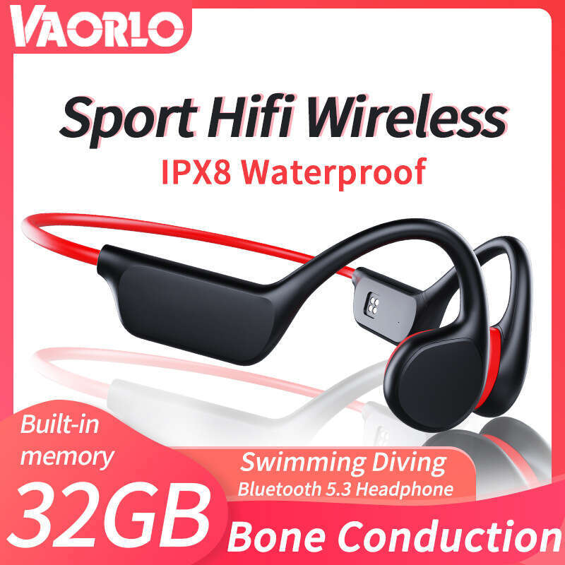 Famous Brand X True Bone Conduction Ear Hook Wireless Headphones With G Memory Waterproof For Swimming Outdoor Running And Sports