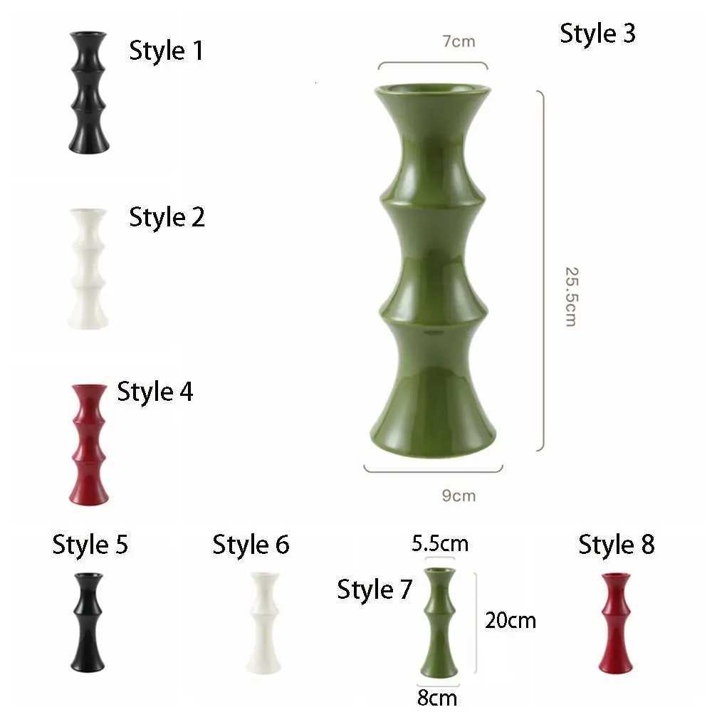 Ceramic Flower Vase Hydroponic Flower Planter Exquisite Creative Flower Holder Gift Y251201