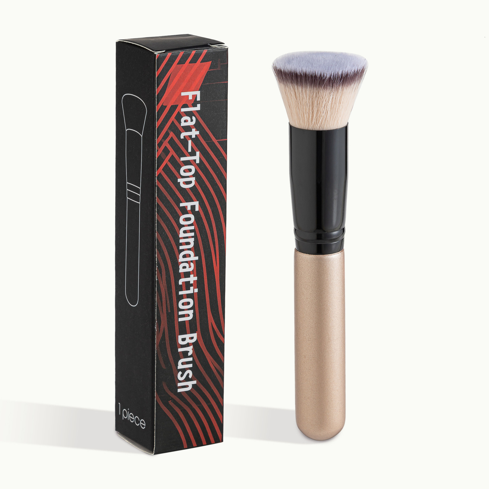 MAANGE 4Pcs makeup brush with case base concealer powder makeup brush soft and fluffy bristle large makeup brush set 240719