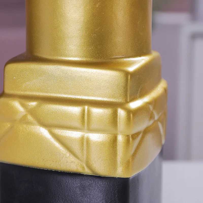 Resin Vase Lipstick Shape Cartoon Ornament Floral Arrangement Accessories Lipstick Vase Terrarium Ro Decoration Accessories Y251201