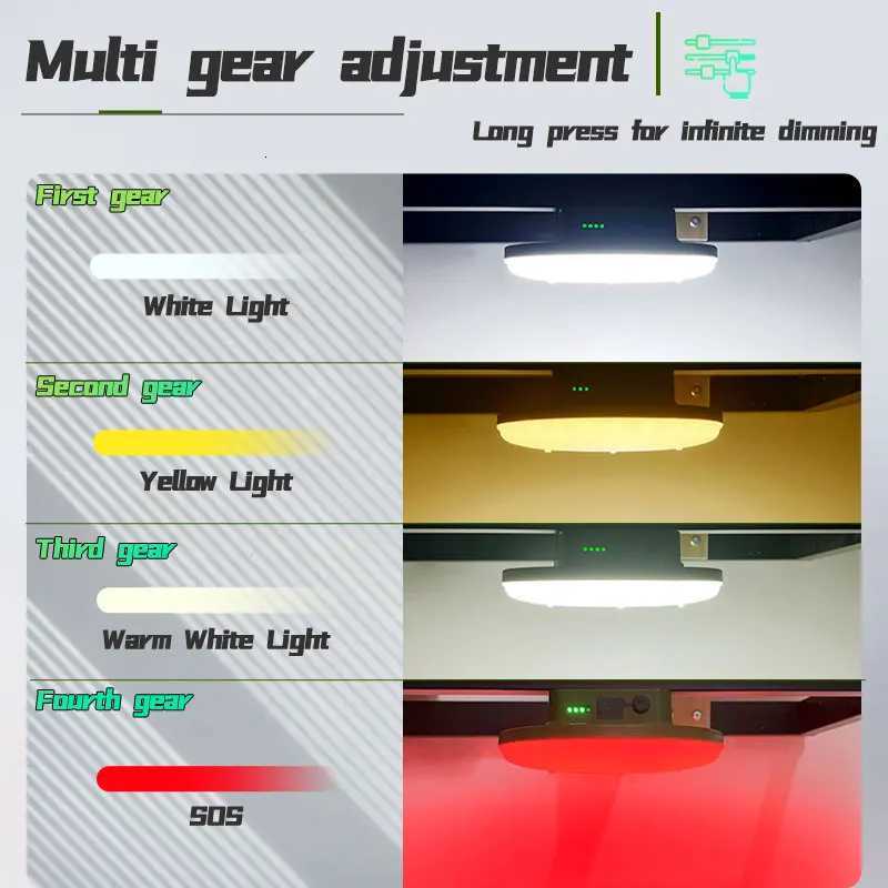 MOSLIGHTING Camping Light Rechargeable Portable Suspension Magnetic Suction Ultra Bright LED Tent Light Fishing Lights Outdoors M251201