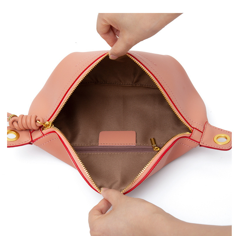 MAHEU Ins korea fashion style woman bags genuine leather fanny packs for sport outdoor travel bag for ladies girls waist bag 250206