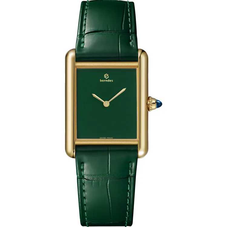 High-end Watch NEW2025Fashion couple watch simple appearance modeling imported calfskin sapphire inset suitable for party travel golden generous