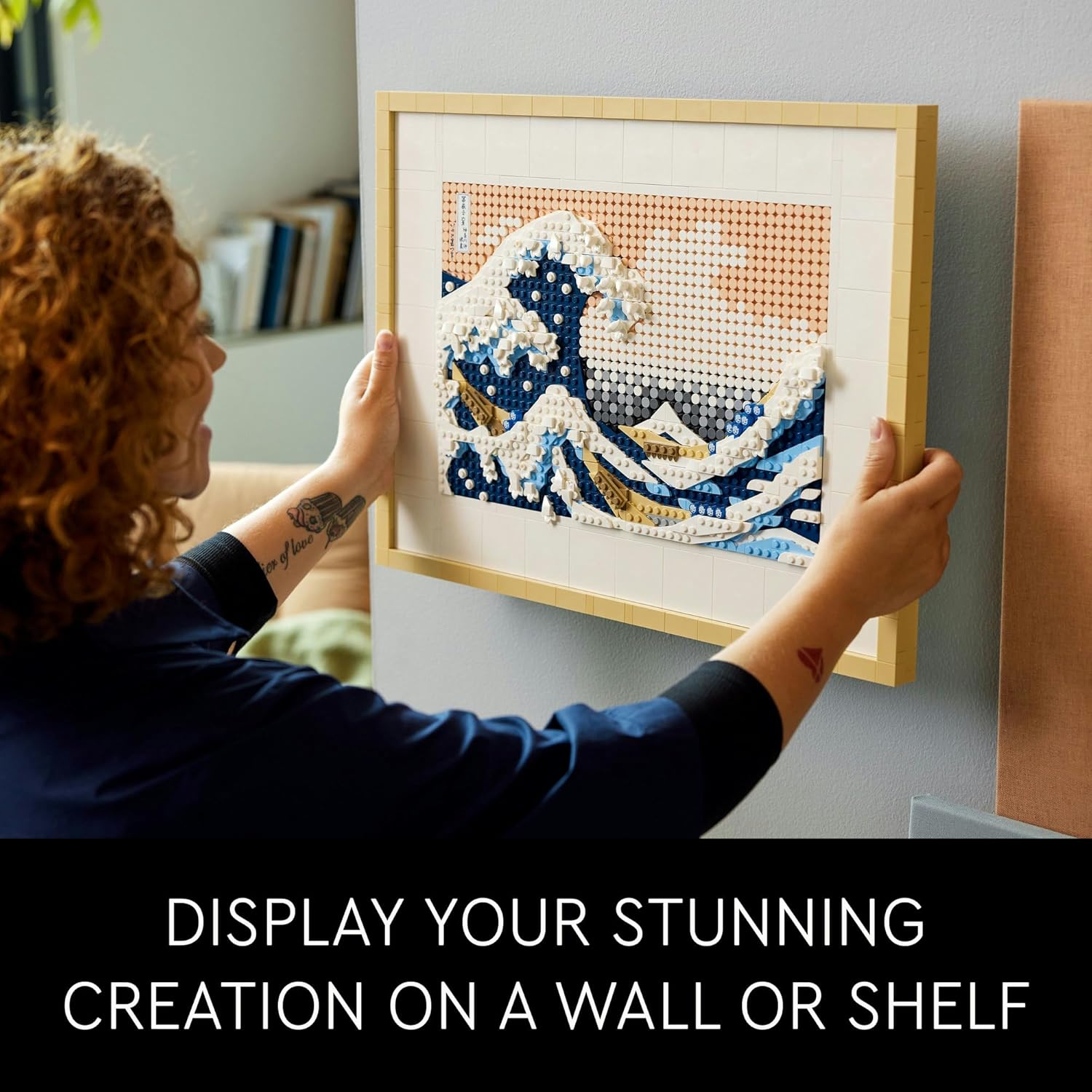 LEGO 31208 The Great Wave off Kanagawa - Mosaic Pixel Art Building Kit, Ideal Gift for Fans Valentine's Day
