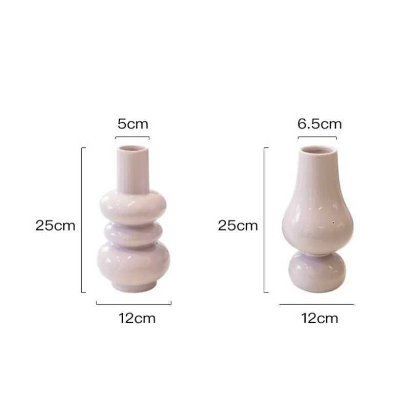 Ceramic Vase European Retro He Flower Arrangement Porcelain Crafts Ornaments Terrarium Ro Decoration Accessories Y251201