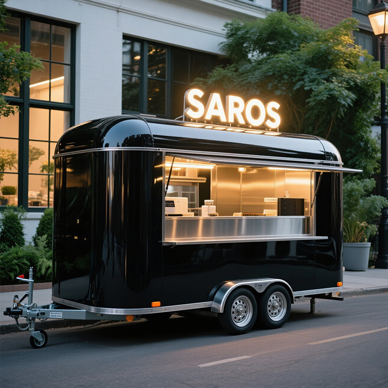 Eye-Catching Mobile Cafe & Ice Cream Van | Airstream-Inspired Outdoor Food Trailer