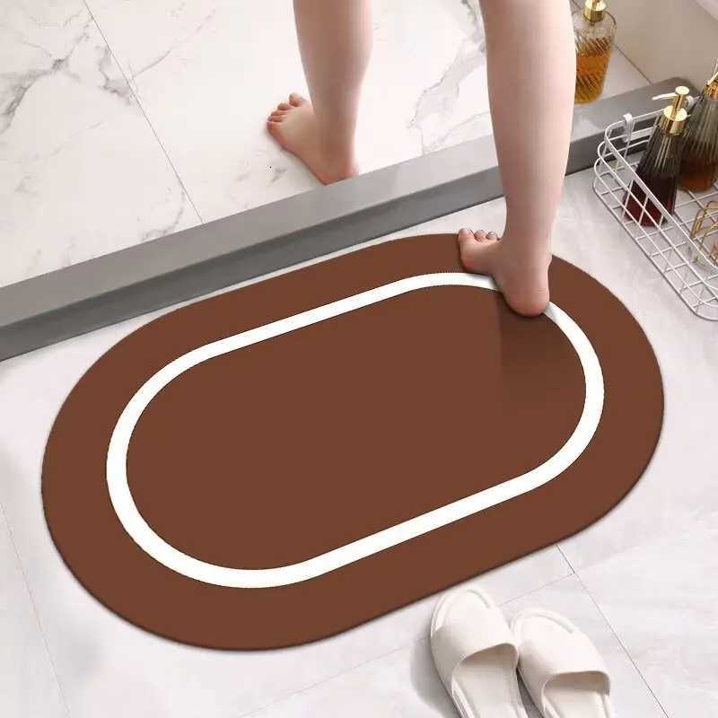 Toilet bathro floor mat diat d toilet absorbent mat into the door quick drying household anti-dirty soft non-slip foot pad H251129