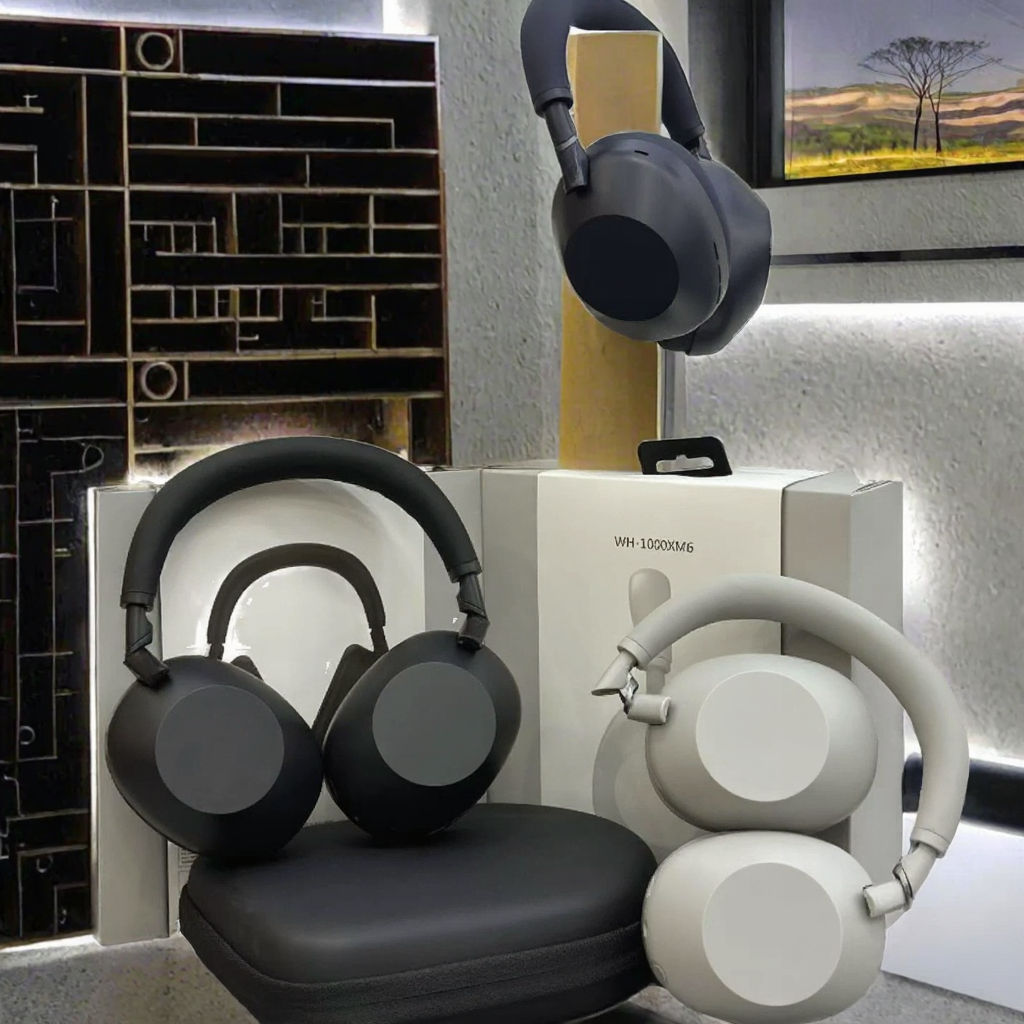 Luxury quality wholesale Wh-1000Xm6 wireless in-ear headphones with active noise cancellation (ANC) 5.0 foldable design IPX-4 waterproof perfect for DJs sports travel