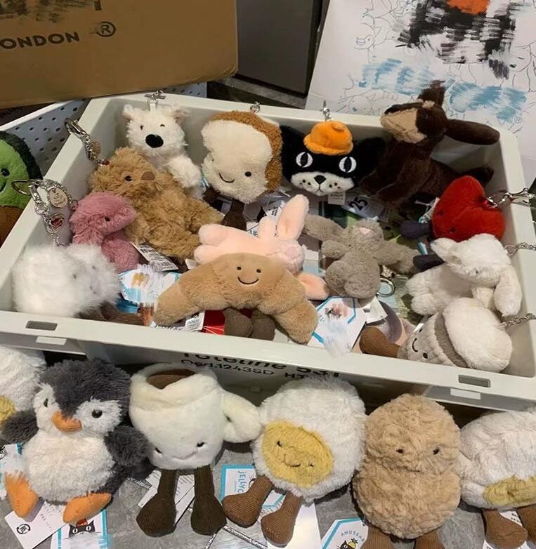 Jelly Cat Kawaii Plush Toys Cartoon Dolls Childrens Gifts Novelty Funny Keychain For Hanging On Mobile Phones Or Bags 20style fafj249