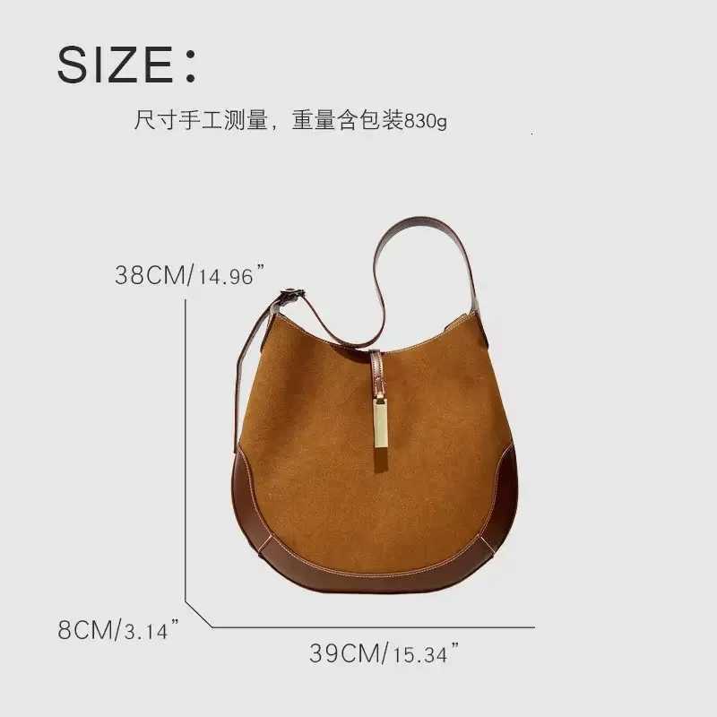 New handbag large capacity shoulder bag fashionable underarm bag commuting high-end sense shoulder crossbody bag K251201