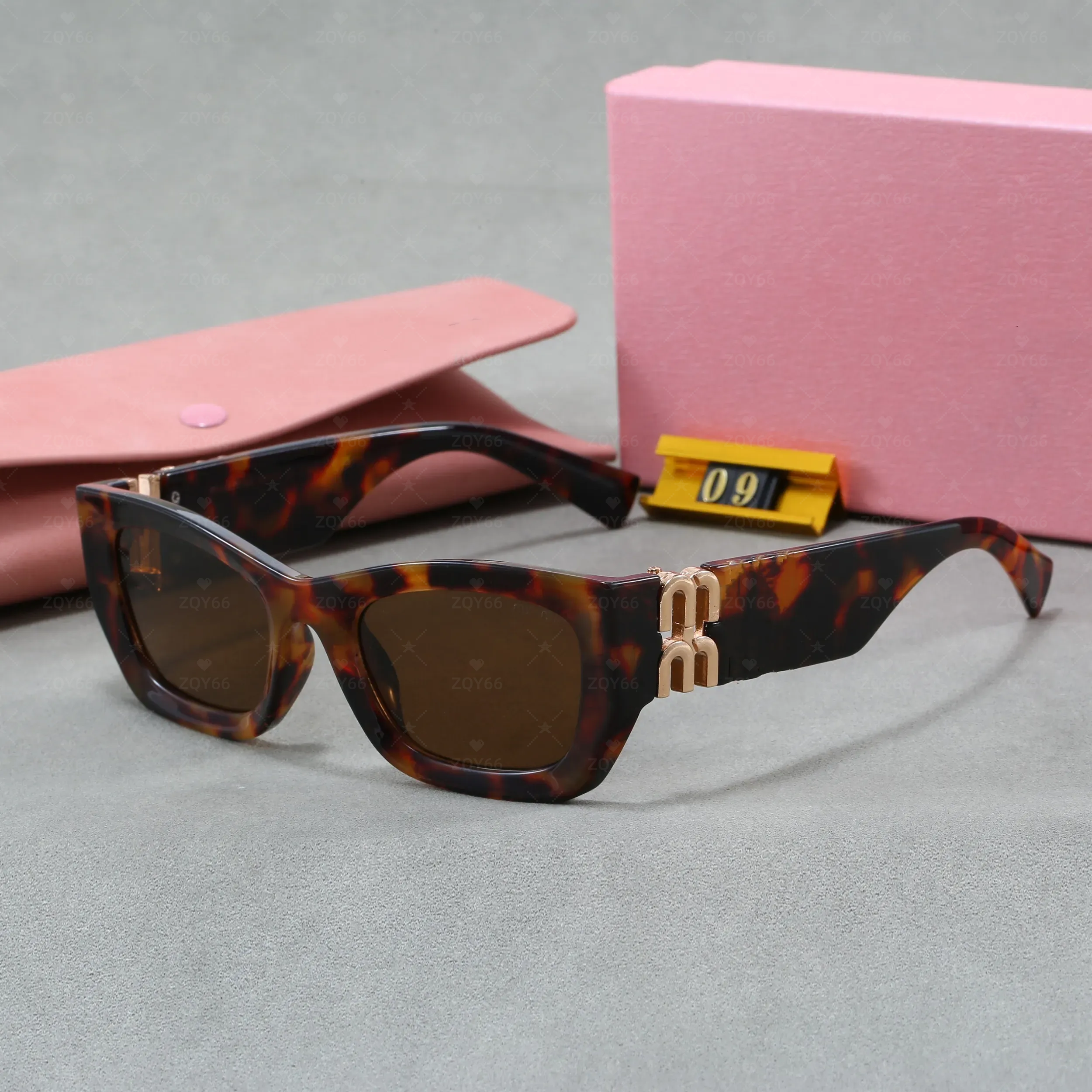 Designer Sunglasses for Men Rimless Frame Shades Luxury Spicy Girl Gift large frame Light contour With box Fast delivery 666