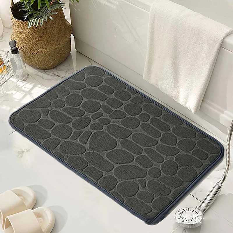Super Absorbent Bath Mat Non Slip Rugs Bathro Carpets Soft Floor Mat Bedro Toilet Floor Shower Rug He Decor H251129