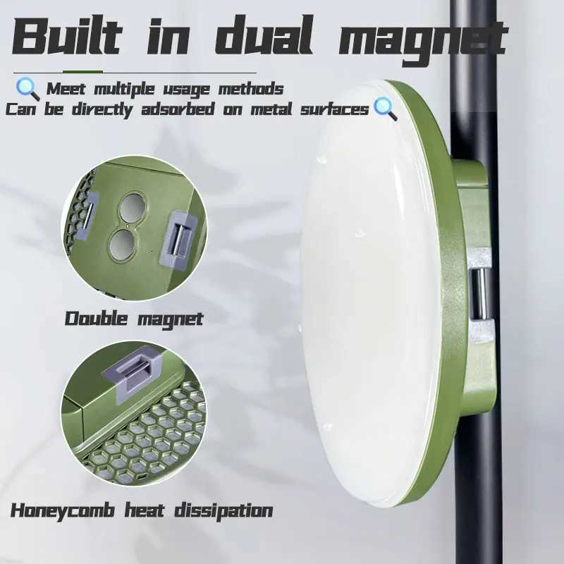 MOSLIGHTING Camping Light Rechargeable Portable Suspension Magnetic Suction Ultra Bright LED Tent Light Fishing Lights Outdoors M251201