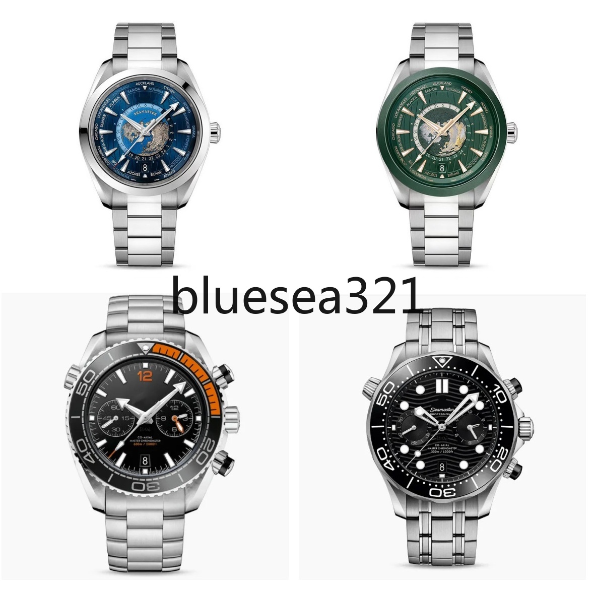 AAAAA speed men's c-axial master watch Men Watches Designer watch 44mm Quartz Mens Watch With Stainless Steel Fabric Strap Timepiece sea master omgs11 300 600