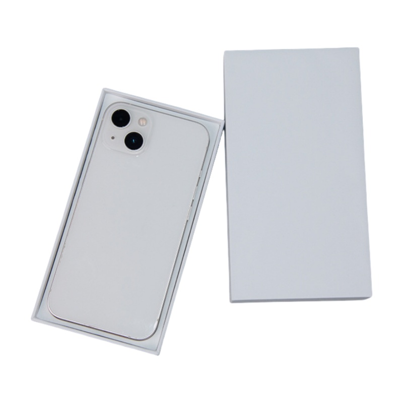 100pcs Custom Logo Blank Generic Hard Box for Second Hand Cellphone Retail Paper Boxes For iPhone 12 13 14 15 16 Pro Max wj104