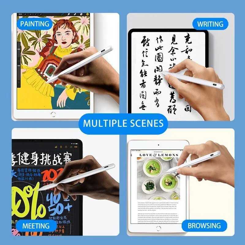 For Pencil 2 1 For iPad Pencil Stylus Pen for iPad A16 Air 11 M2 M3 Pro 129 102 109 Mini 6 for Pencil C2512018