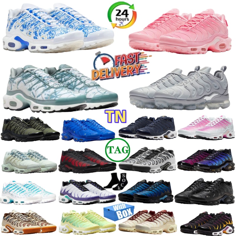 Free shipping Tn Plus 3 Terrascape Mens Running Shoes Tnss tuned Utility Sneakers Clean White Olive Berlin Blue Unity Greedy Hyper Triple Black tn3 tns Trainers