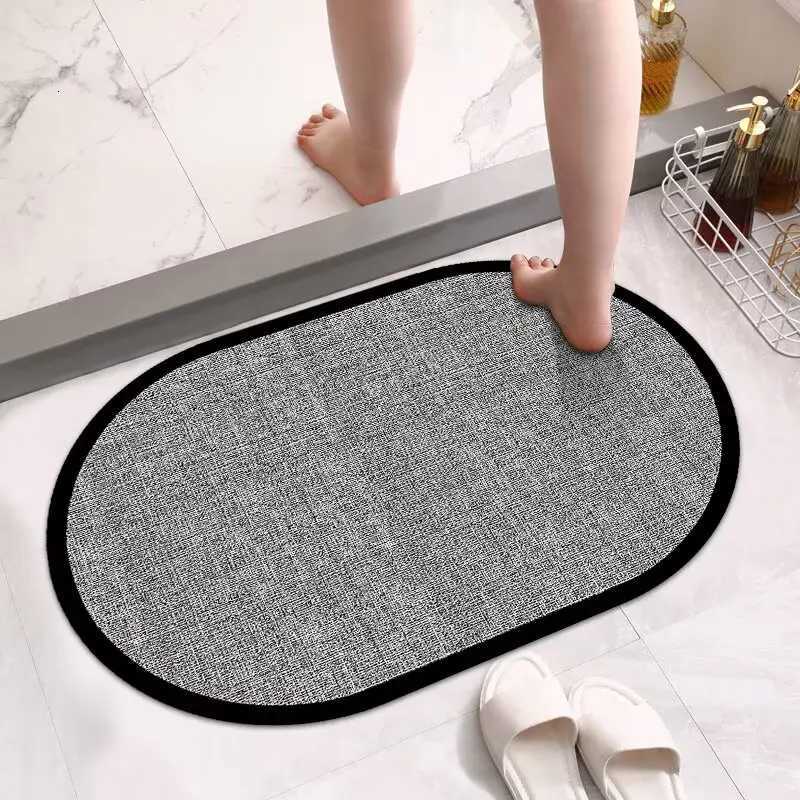 Carpet bathro door quick drying non-slip foot pad diat d strong absorbent pad toilet cushion non-slip strong absorbent H251129
