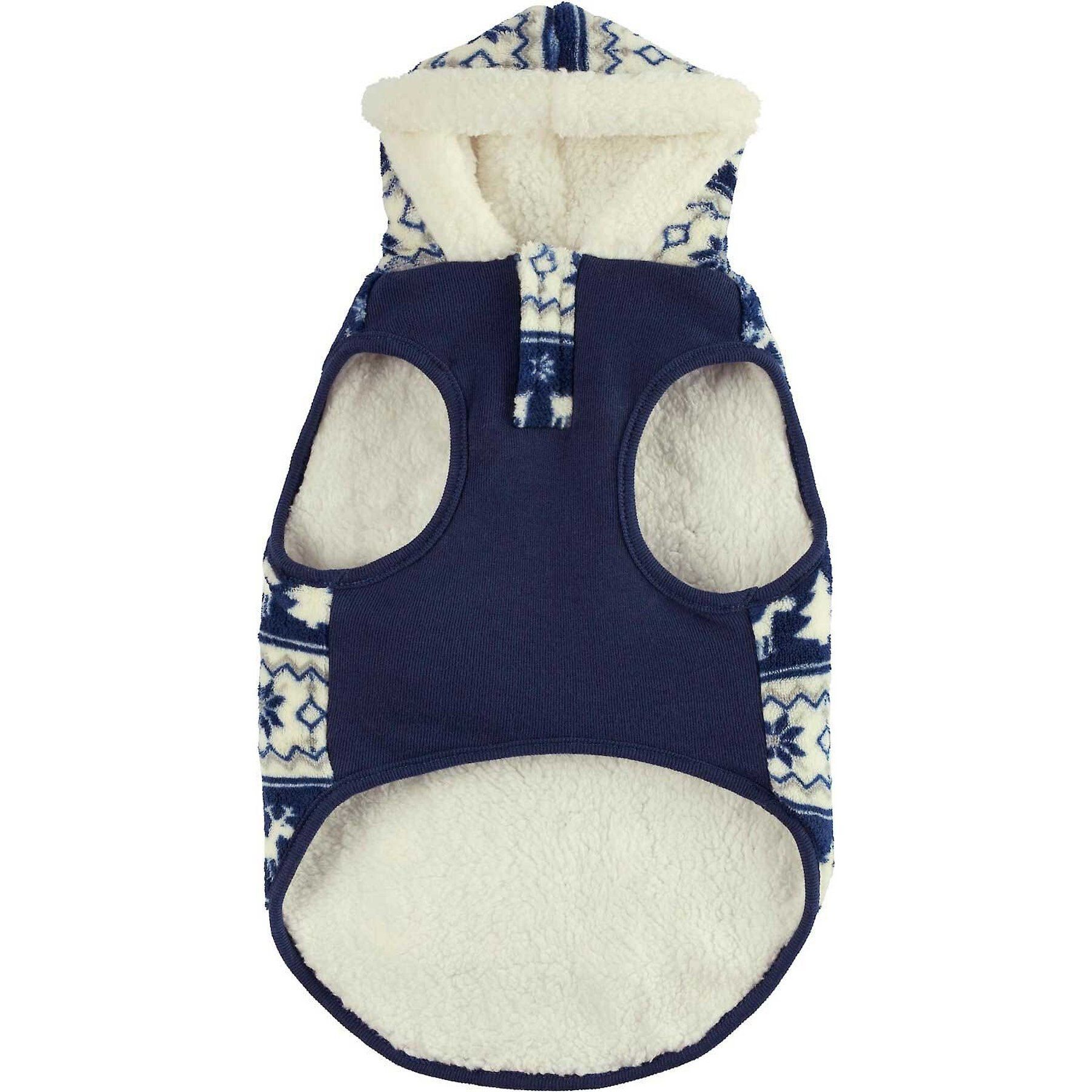 Frisco Fair Isle Fleece Lined Dog & Cat Hoodie - view 6