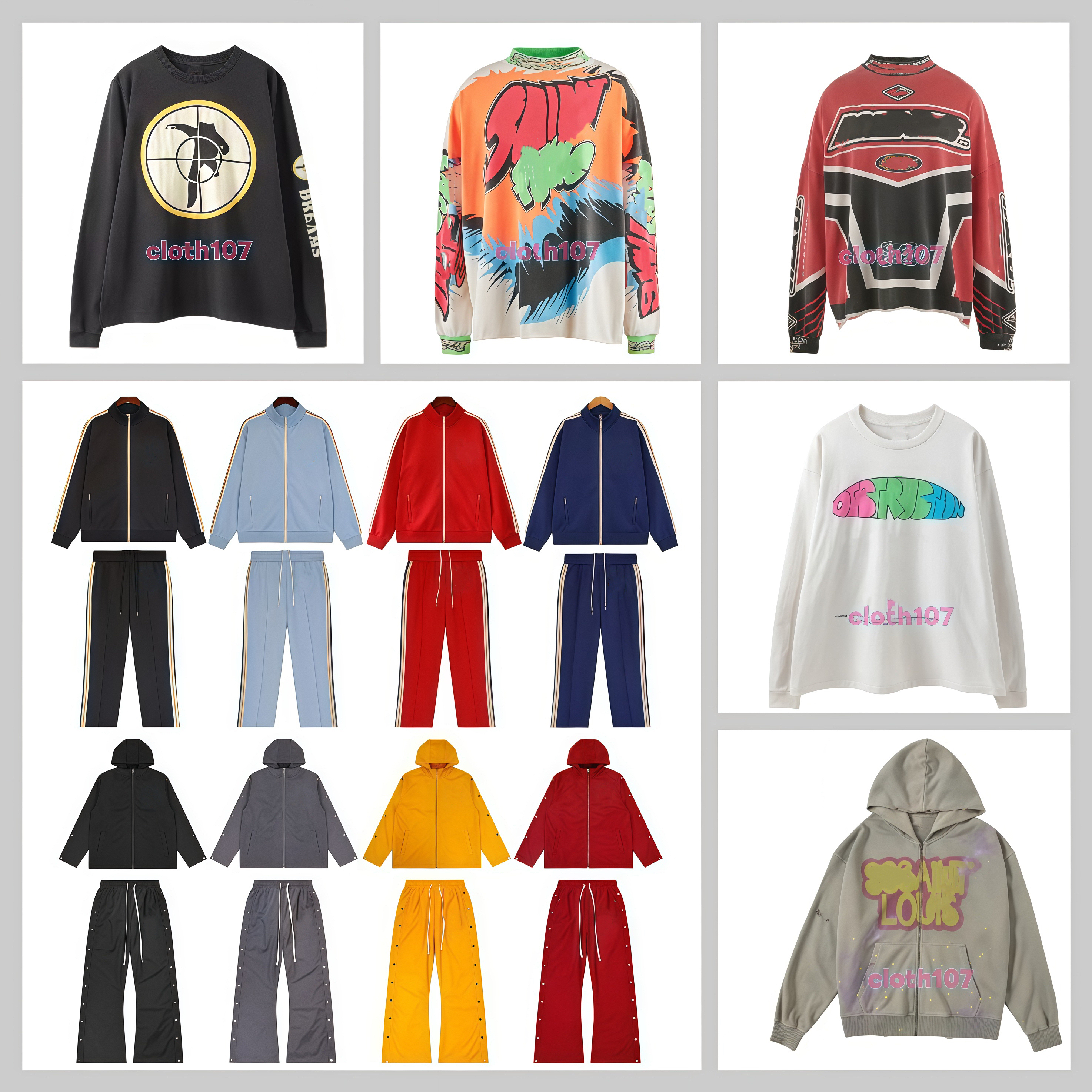 sainthoodies tshirt hoodies tracksuit men and women designer hoodie pants mens zip up hoodie High-quality sweatshirts sporty sweater streetwear sweatshirt us size