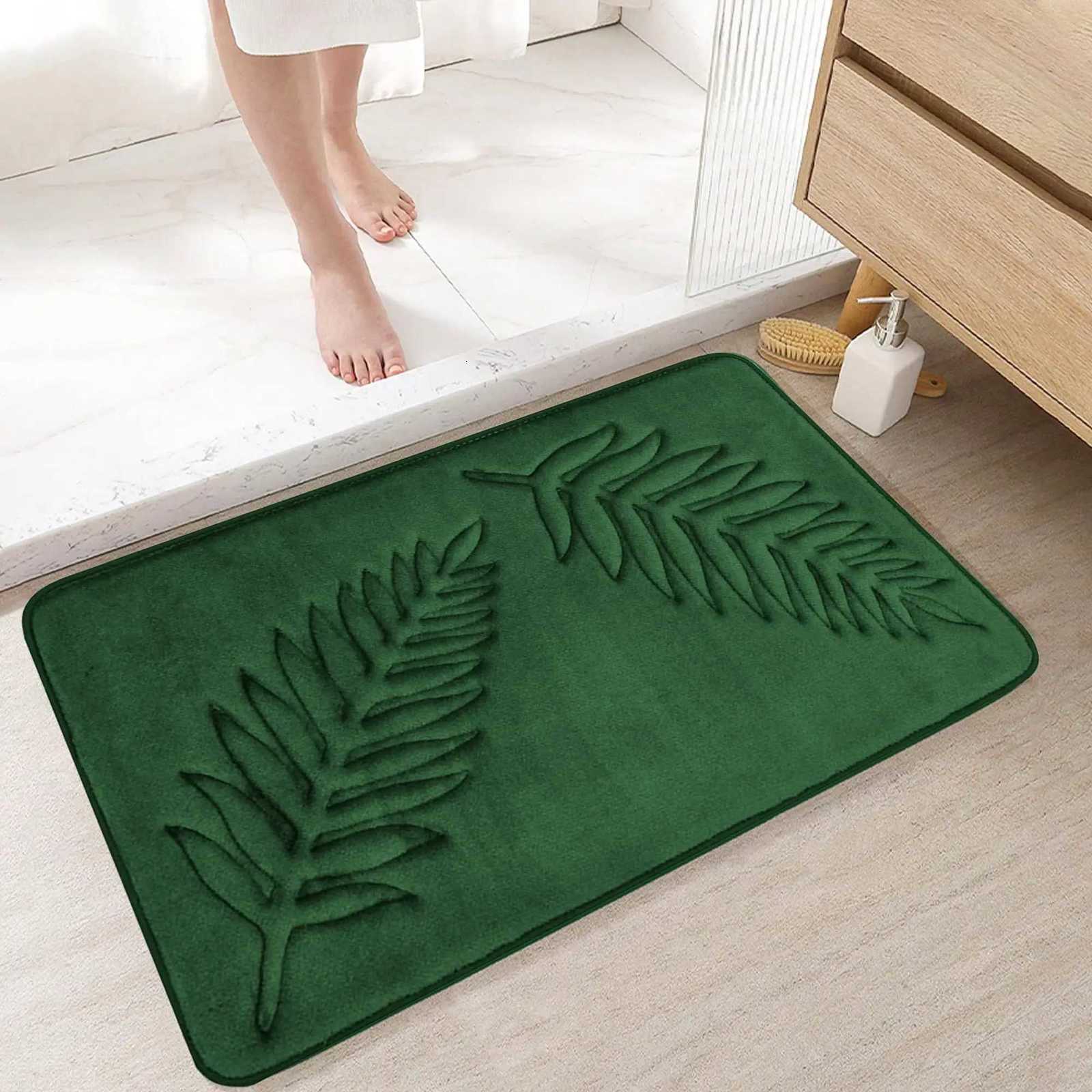 Fashion Bath Rug Soft Non-Slip Quick Dry Bath Mat Absorbent floor mat bathro mat hine Washable Shower Anti-slip Carpet H251129
