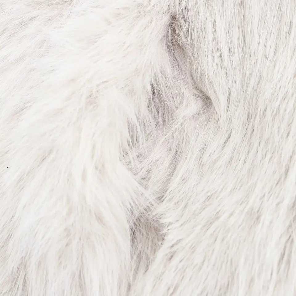 Womens Fashionable Outerwear Faux Fur Coat Female Autumn Winter Long Sleeved Mid Length Elegant Commuting Solid Coat StreetwearT251201