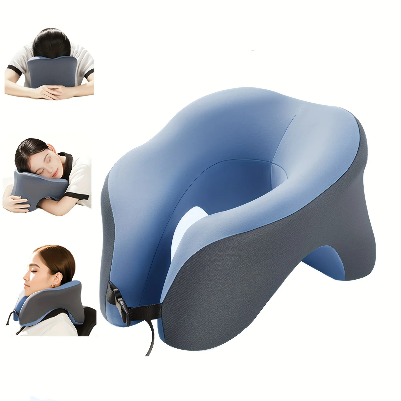 1pc Multi-functional U-shaped Pillow Nap Pillow Head And Neck Protector Travel Airplane U-shaped Pillow 251201