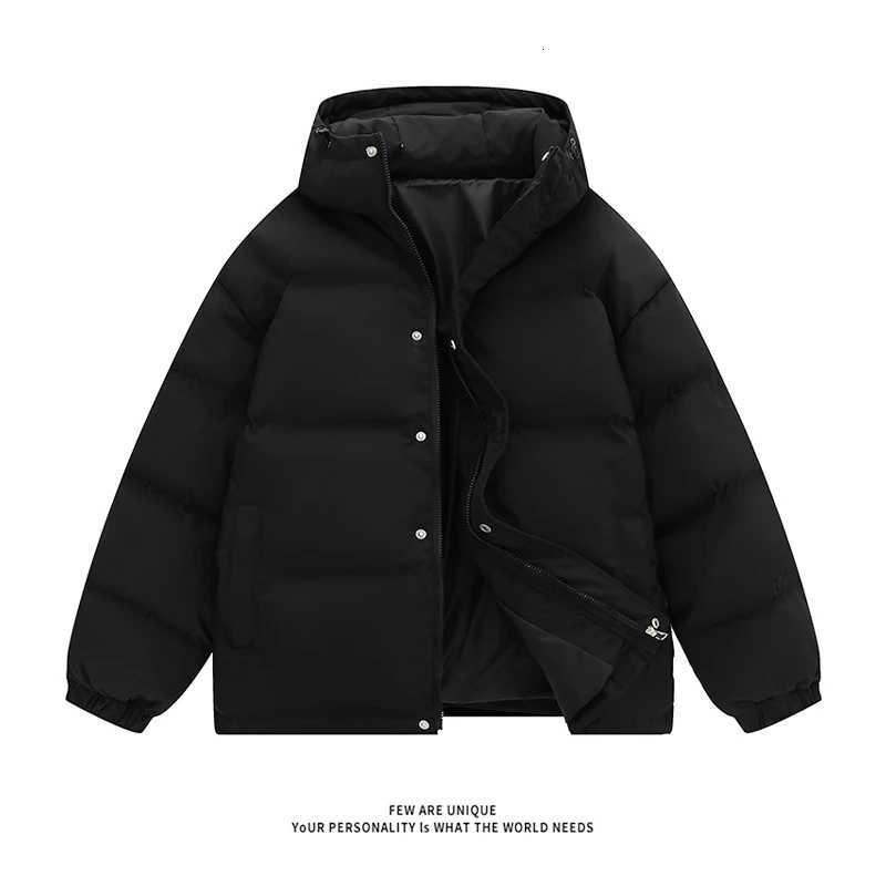 Winter Parkas Women 2024 New in Casual Solid Loose Thick Warm Jackets Hood Coats Female Down Outerwears Chaquetas Parkas MujerT251201