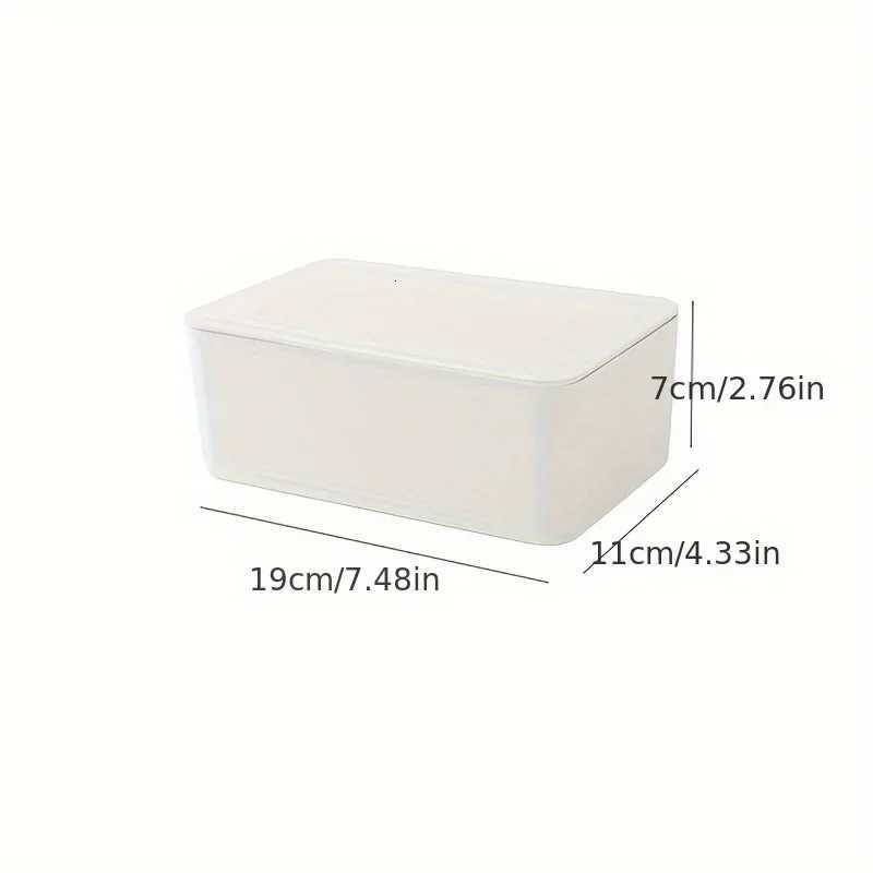 1/2pc Wet Tissue Box Wet Wipes Storage Box Sed with Lid Living Ro Desktop Wet Wipes Container Plastic Sed Tissue Box H251201