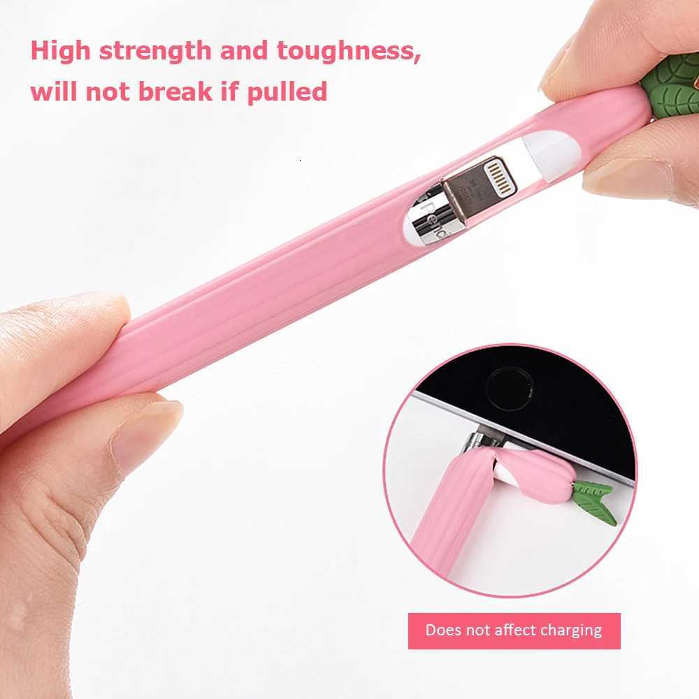 Cute Vegetable Silicone Case For Pencil 1 2 Pen Protective Sle Skin Cover Pen Case For Pencil 1st 2rd C251201