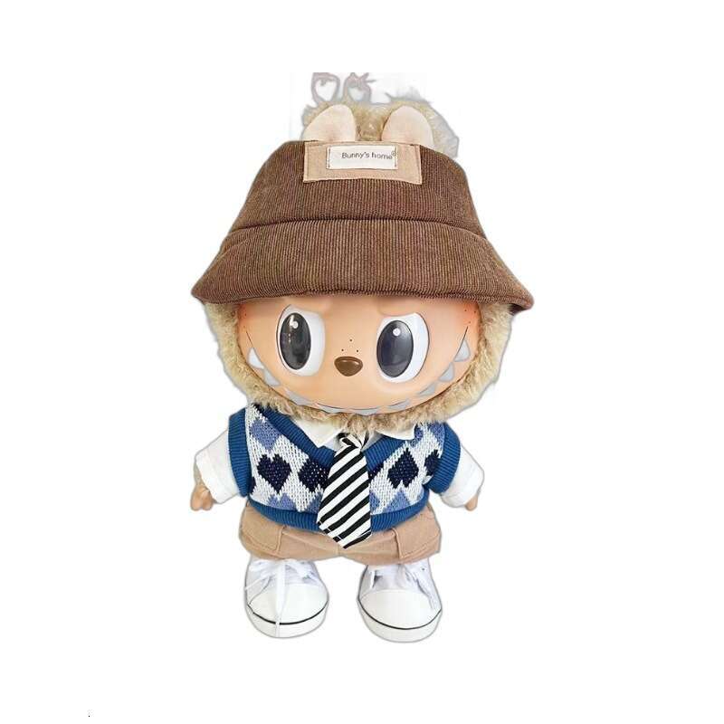 38cm Vinyl Plush Replacement Labubu Time to Chill Doll Clothes dh1103042281JY
