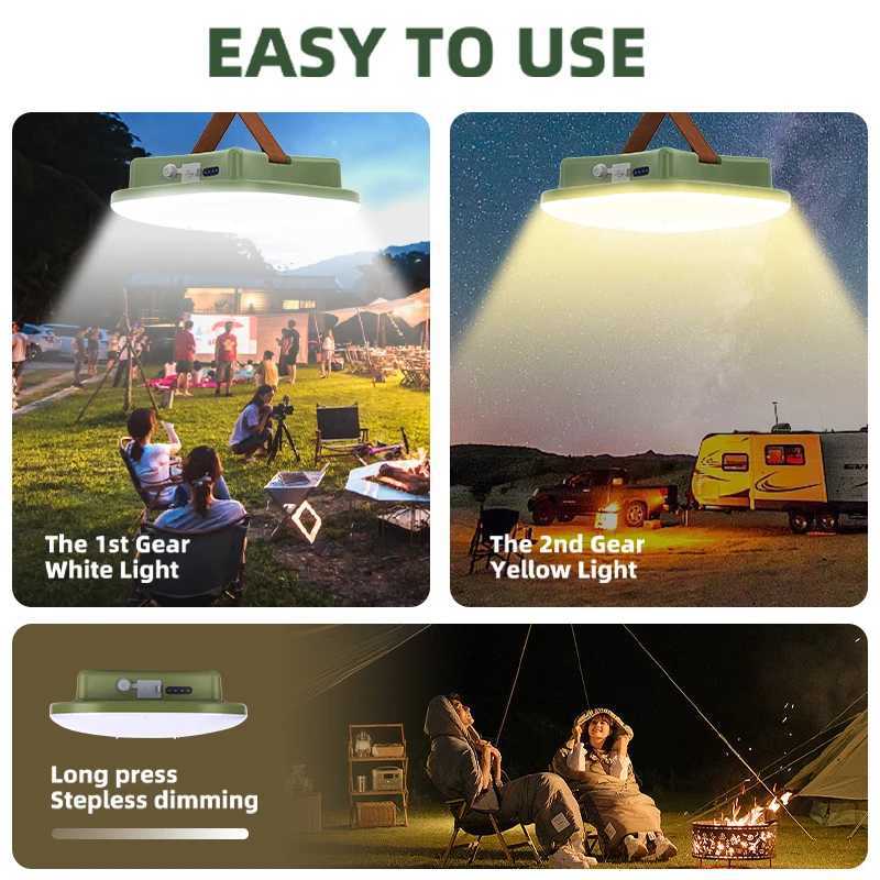 MOSLIGHTING Rechargeable Camping Lantern with Magnet Zoom Portable Torch Hanging Tent Lamp Work Maintenance Lighting Outdoor LED M251201