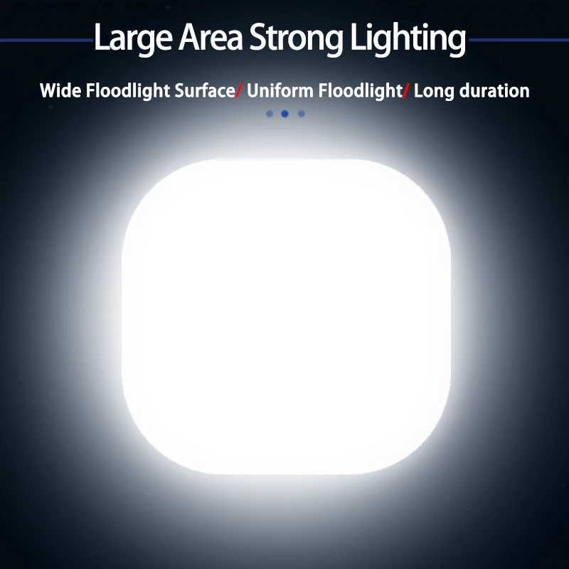 MOSLIGHTING 13500maH 80W Rechargeable LED Camping Strong Light Magnet Zoom Portable Torch Tent Light Emergency Work Maintenance M251201