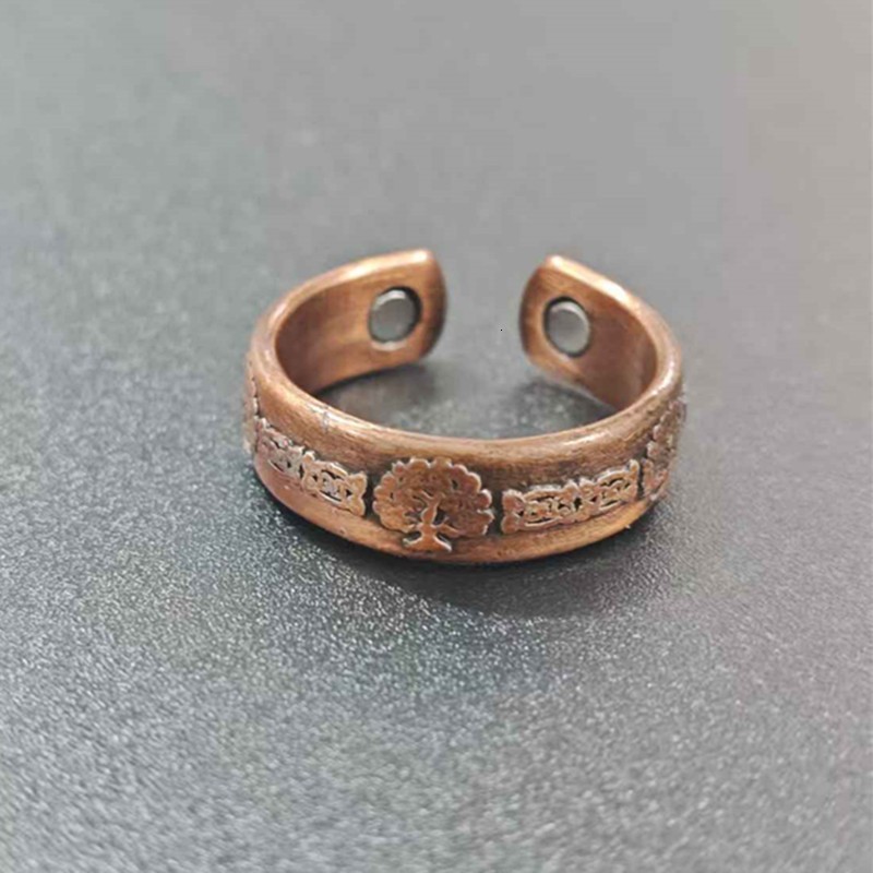 Mens Pure Copper Magnetic Bracelet Bangle Adjustable Jewelry Gifts 250712