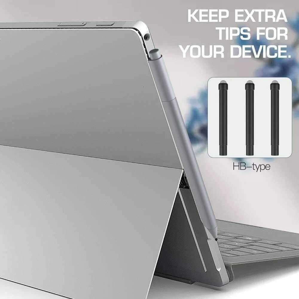 for Surface Pen Tips Replacement HB Refill Durable Pen Nib with High Sensitivity for Surface Pro 4/5/6/7 3PCS C251201