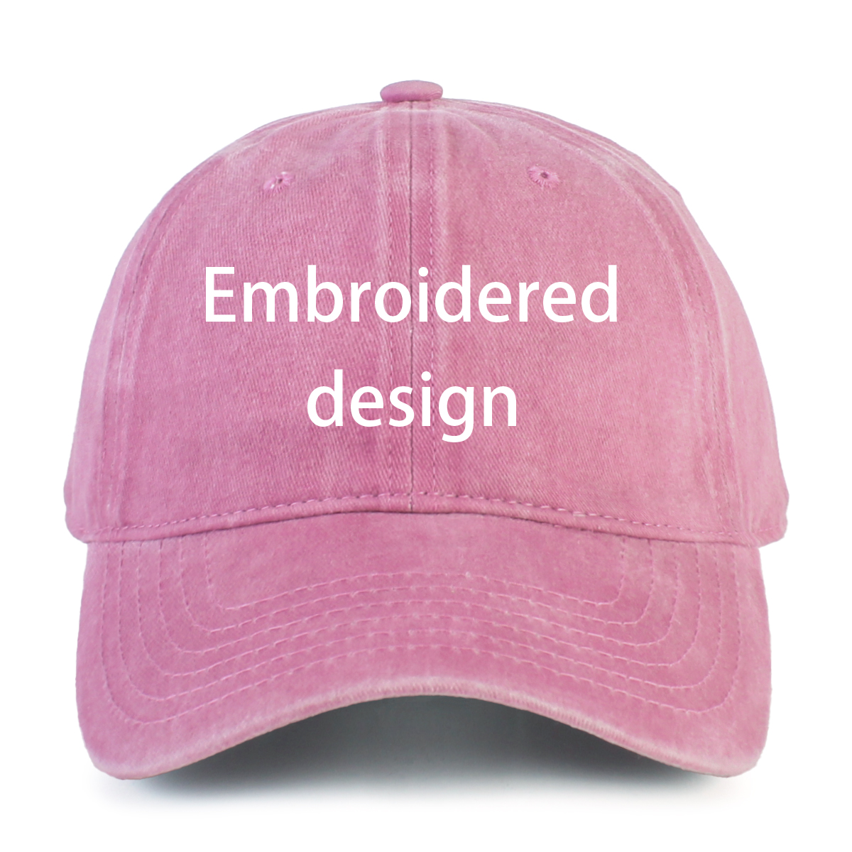 Personalize Your Own Custom Logos for Individual Bulk Orders of Colorful Baseball Hats