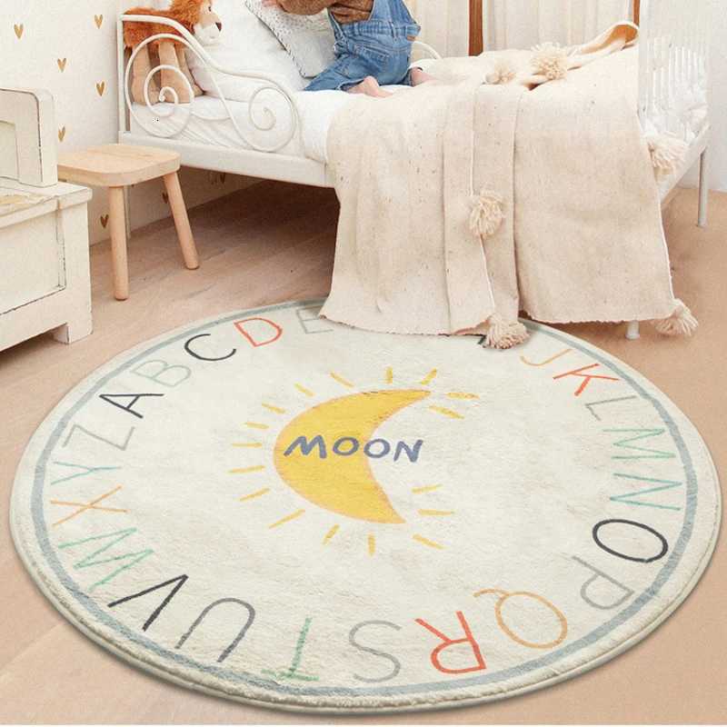 Flower Carpet Kids Crawling Mat Bedro Decoration Cartoon Floor Mat Girls Ro Carpet Decoration Salon Alfbra Sofa Decor H251129