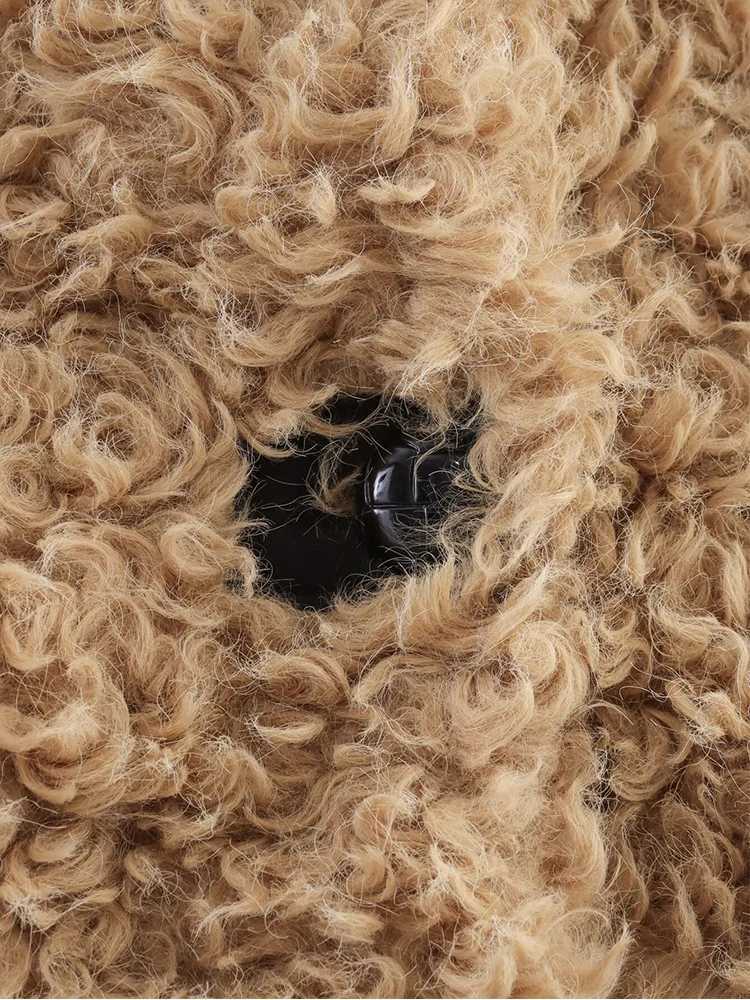 Winter Woman 2025 Faux Fur Coat Autumn Fur Plush Fluffy Jacket Loose Soft Solid Color Fur Short Outerwears Elegant Ladies NewT251201