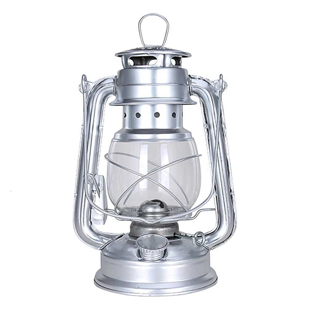 Vintage Fuel Camping Lanterns Metal Kerosene Lantern Oil Burning Lantern with Handle for Patio Decoration M251201