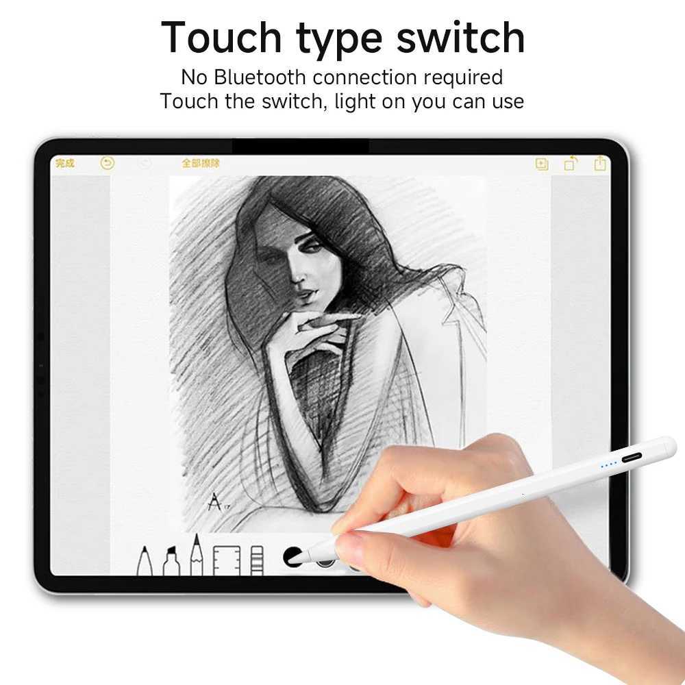 2025 Wireless Charging Stylus Pen For Pencil For iPad Air 105 109 4 5 Pro 11 129 13 Mini 5 6 7 iPad Pen Palm Rejection C251201