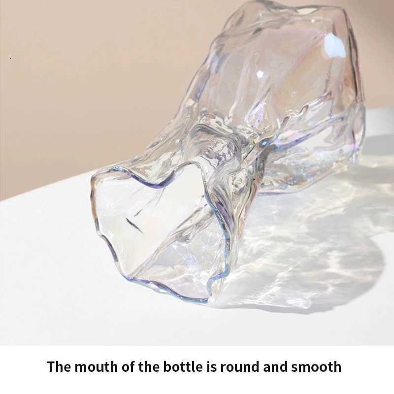 Transparent Flower Vase Creative Desig Hydroponics Plants Pot Fresh Flowers Arrangement Bottle Table Desktop Ornaments Y251201