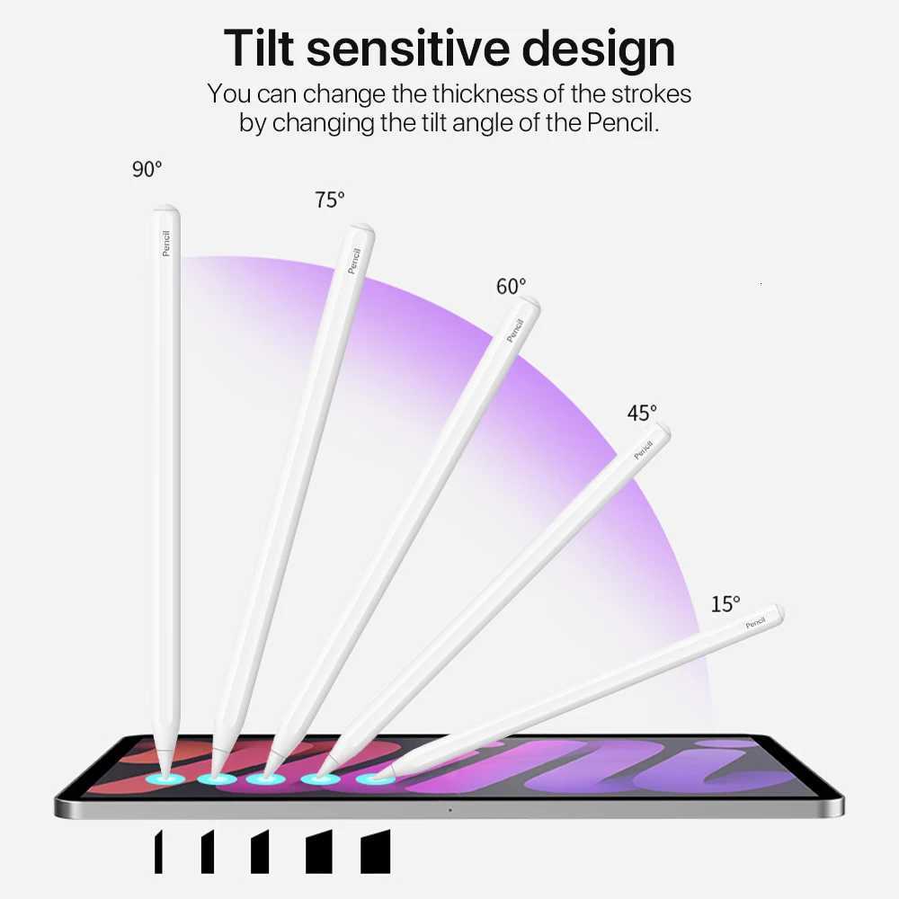 2025 Wireless Charging Stylus Pen For Pencil For iPad Air 105 109 4 5 Pro 11 129 13 Mini 5 6 7 iPad Pen Palm Rejection C251201