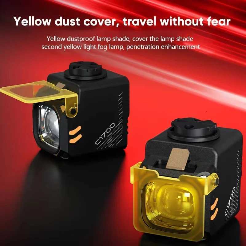 Bicycle Lights 1700LM High-brightness Bike Light 1800mAh Hanging Front Bicycle Light Wireless IPX5 MTB Road Bike Accessories M251201