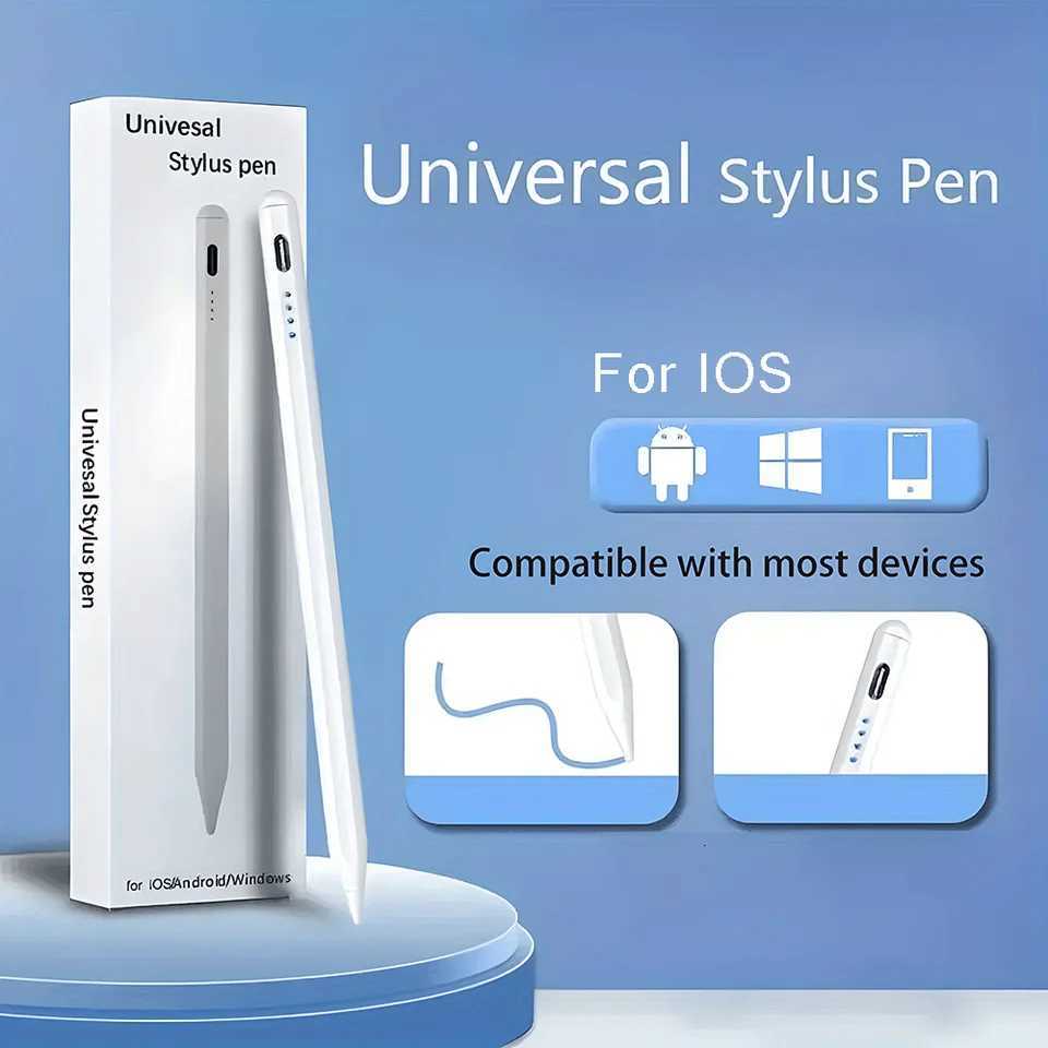 Stylus Pen for iPad Android Tablet Pencil 2 Pro Air 3 4 5 M2 M3 M4 Mini 2024 2025 Find My in App Palm Rejection IOS Draw C251201