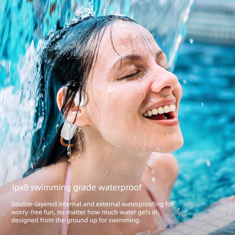 Famous Brand Cross Border X S Bone Conduction Swimming Bluetooth Earphones Running Professional Level Waterproof G Memory Sports Noise Cancelling