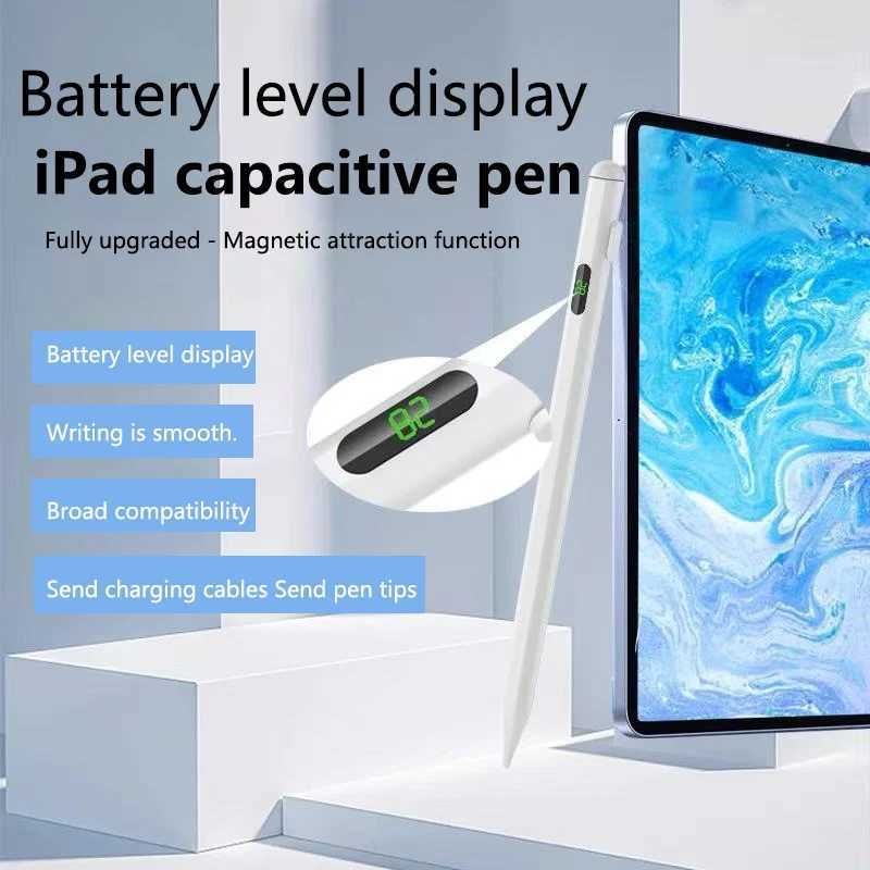 For Pencil Palm Rejection Power Display iPad Pencil Pen For iPad 2022 2021 2020 2019 2018 Pro Air Mini Specific Stylus C251201