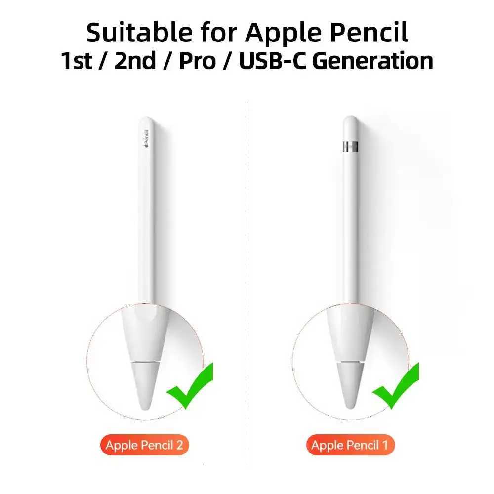 6Pcs Nib for Pencil Pro 1st 2nd USB-C 2B 2H 30 40 Mix Tips iPad Stylus Pen Replacement Nibs C251201