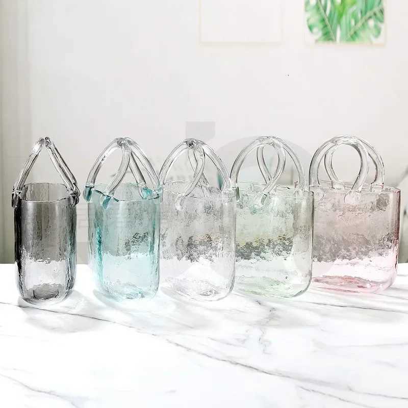 Nordic Vase He Decor Ins Style Bag Vase Designer Handbag Hydroponic Flower Basket Fish Farming Fishbowl Y251201