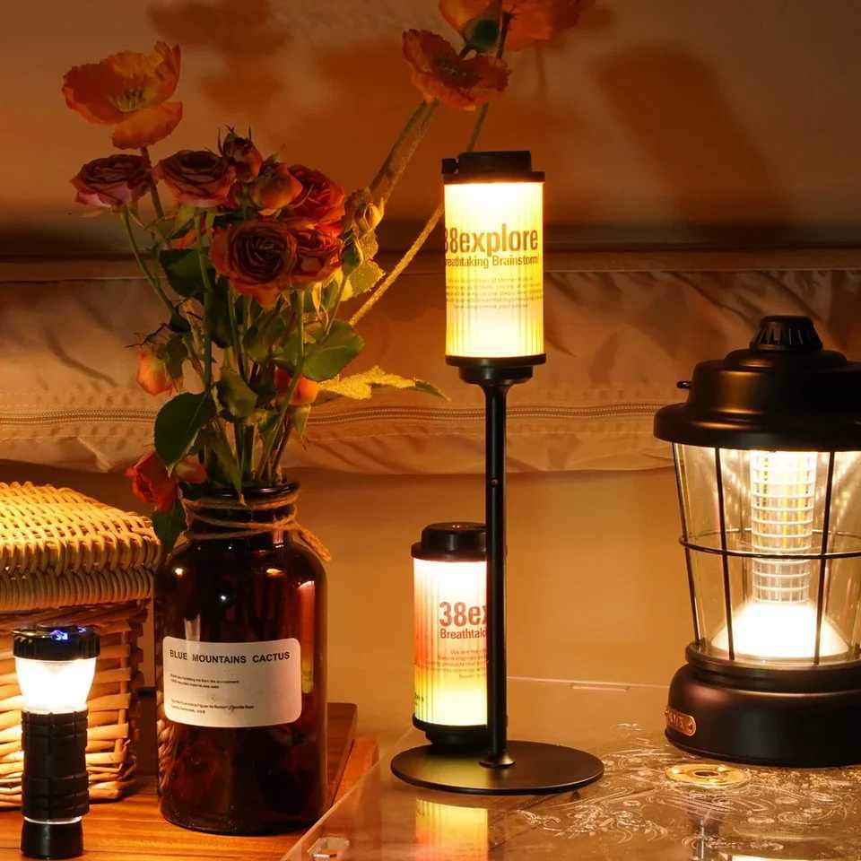 New 38 Explore 38 Light USB Rechargeable Camping lamp Powerful Lantern Powerful Mini LED Campling Light Outdoor Camping Supplies M251201